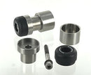 Triumph Weighted Bar End Mirror Mounts with Buttons