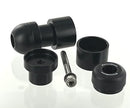 Triumph Weighted Bar End Mirror Mounts with Buttons